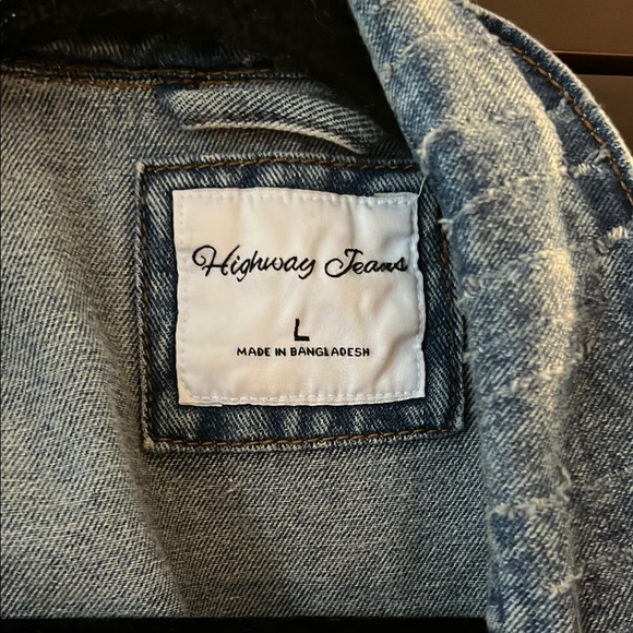 Highway Jeans Blue Denim Vest - Picture 2 of 3